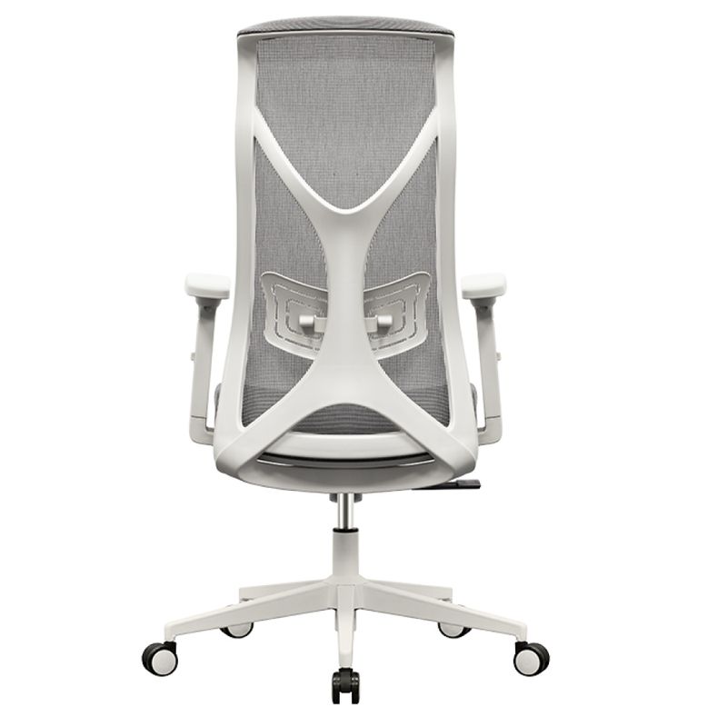 Ergonomické kancelárske kreslo sivé s nosnosťou 150 kg