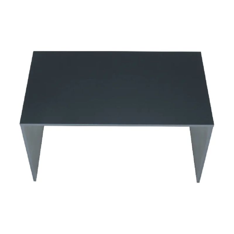 Moderný PC stôl z kvalitnej DTD, grafit/biela, 140cm