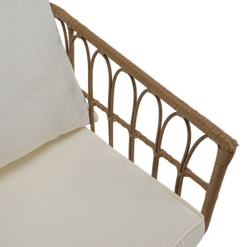 Štýlové a elegantné prútené kreslo