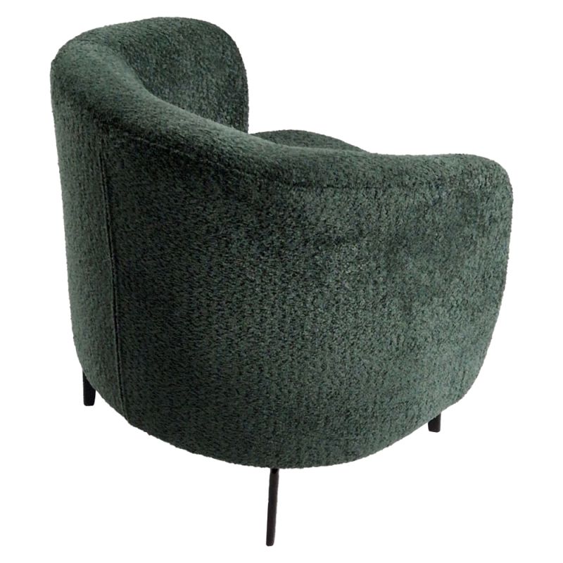 Celočalúnené kreslo v zelenom farebnom prevedení