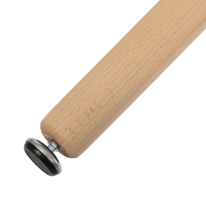 Okrúhly jedálenský stôl s bielou MDF doskou 90