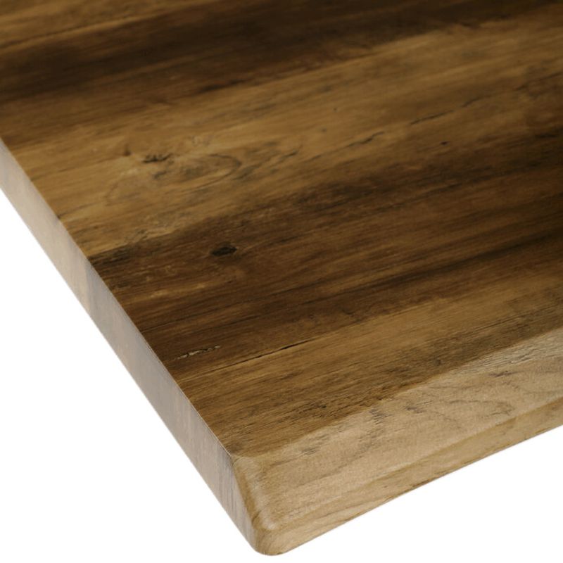 Jedálenský stôl 160x90, MDF old wood, nohy kov čierny v tvare X