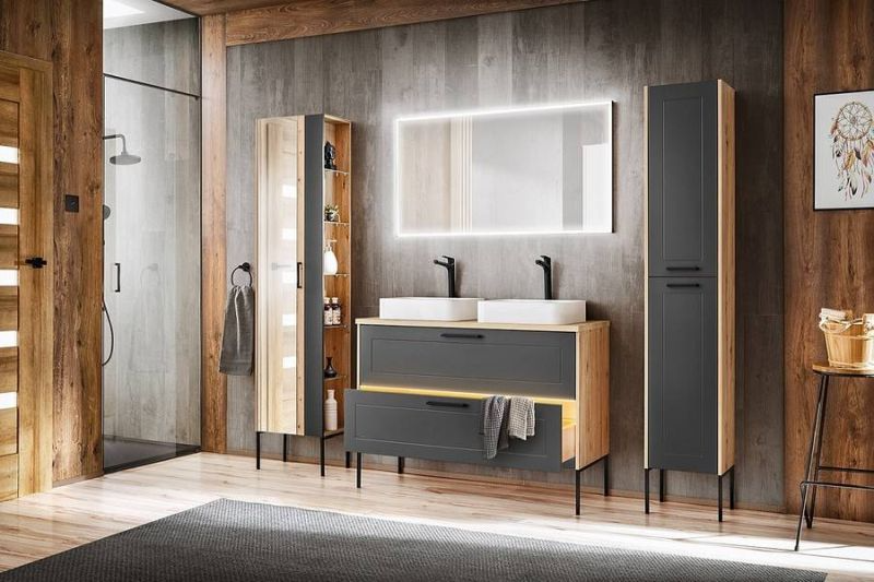 Skrinka do kúpeľne 840 artisan oak