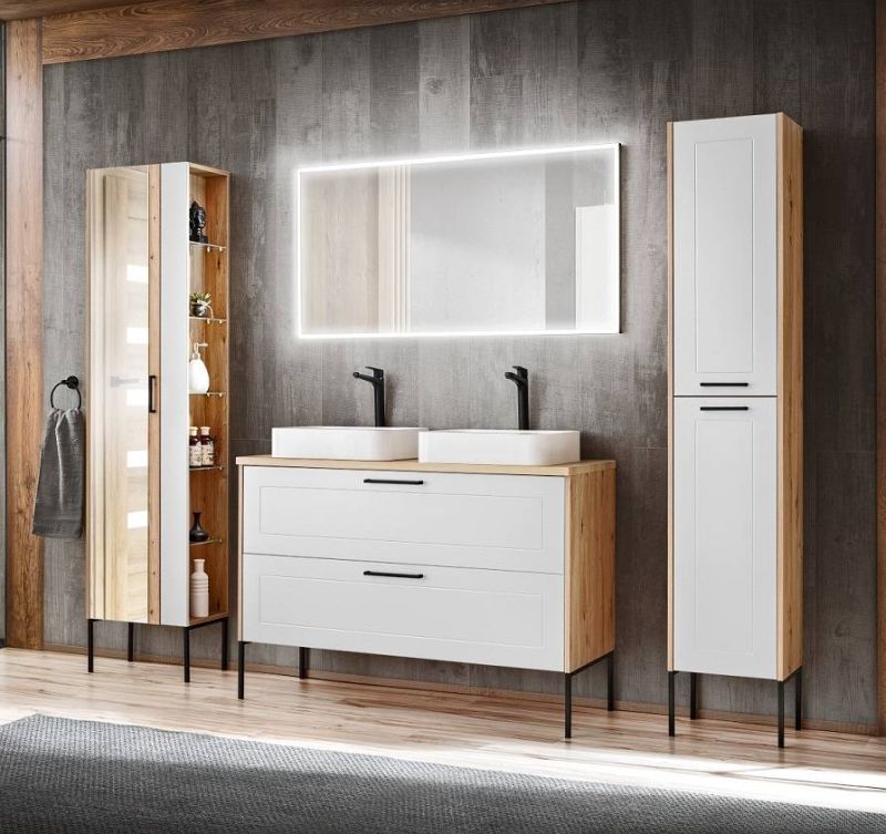 Skrinka do kúpeľne 820 artisan oak/white