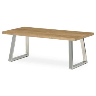 Konferenčný stôl v modernom dizajne 120x60cm, MDF doska, odtieň dub