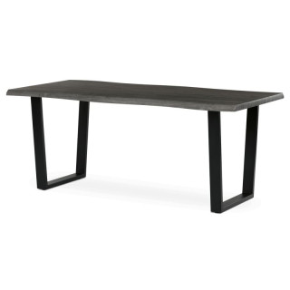 Stôl jedálenský 180x90, MDF doska dekor sivý dub, nohy v tvare U