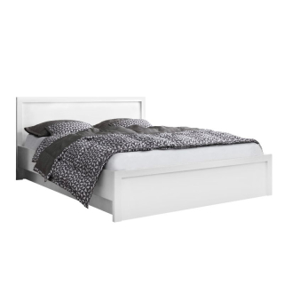 Posteľ s úložným priestorom 140 v elegantnom bielom prevedení