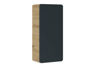 Kúpeľňová skrinka 830 dub artisan/čierny mat