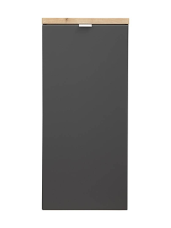 Skrinka do kúpeľne 811 dub craft/čierny mat