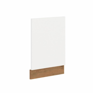 Dvierka na umývačku riadu, biely vysoký lesk/dub lancelot, ZM 570x446