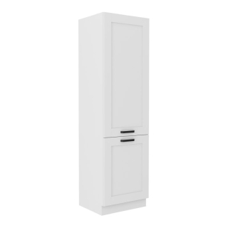 Vysoká skrinka, biela, 60 DK-210 2F, 2x dvierka