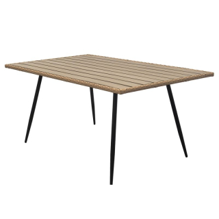 Moderný záhradný stôl z odolného polywoodu
