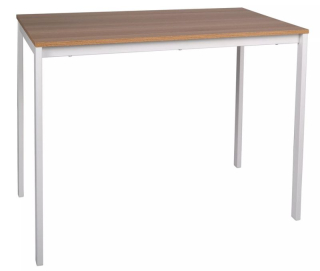 Jedálenský stôl 100x60, off white-dub