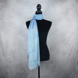Luxusný hodvábny šál LIMITED_069 zo 100 % prírodného hodvábu, 180 x 110cm