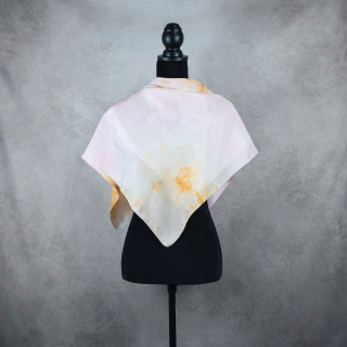 Hodvábna šatka VZOR_72, 80×90cm, Made in Slovakia