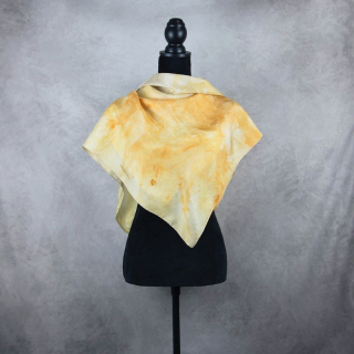 Hodvábna šatka VZOR_82, 90×90cm, Made in Slovakia