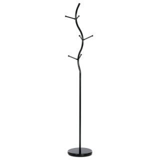 Vešiak v minimalistickom dizajne čierny